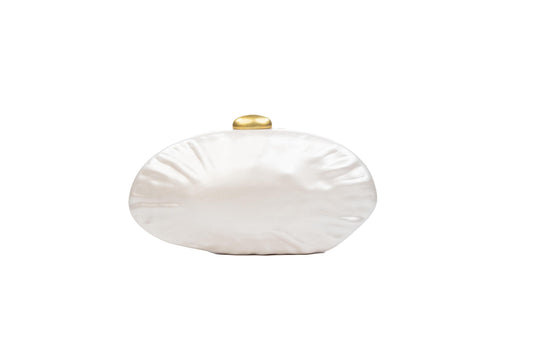 White Marble Clutch