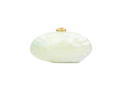 Pistachio Pearl Clutch