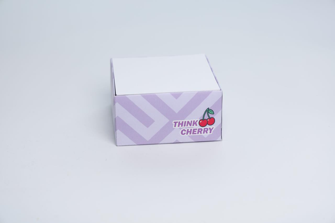 Periwinkle Cherry Notes Pad