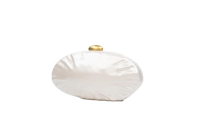 White Marble Clutch