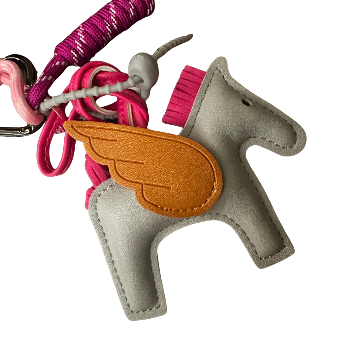 PEGASUS BAG CHARM WITH TASSEL