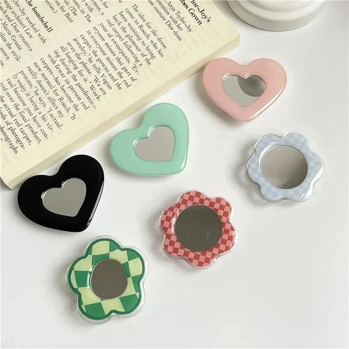 MIRROR FLOWER POP SOCKET